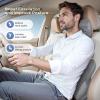 image:imageCoverado Leather Car Headrest Pillow Car Neck Pillow with Adjustable Strap Head Support Rest Driver Relax Head Muscles Relieve Driving Fatigue Breathable amp Removable Cover BlackGray