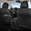 image:imageCoverado Seat Covers Front Seats 2Pack Luxury Diamond Leather Car Seat Cover Sports Carbon Fiber Design Waterproof Car Seat Protector Black Pink Automotive Seat Covers Universal Fit Most CarsBlackThin Mesh
