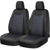 image:imageCoverado Seat Covers Front Seats 2Pack Luxury Diamond Leather Car Seat Cover Sports Carbon Fiber Design Waterproof Car Seat Protector Black Pink Automotive Seat Covers Universal Fit Most CarsBlackThin Mesh