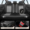 image:imageCoverado Seat Covers Front Seats 2Pack Luxury Diamond Leather Car Seat Cover Sports Carbon Fiber Design Waterproof Car Seat Protector Black Pink Automotive Seat Covers Universal Fit Most CarsBlackGray
