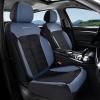 image:imageCoverado 3D Air Mesh Rear Car Seat Cover Sports Carbon Fiber Design Breathable Seat Protectors Airbag Compatible Comfort Universal for Most Cars VanTrucks SUV BlackampGreyBlackBlueMesh