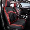 image:imageCoverado Car Seat Cover Cover for Cars Full Seat Premium Leather Universal Fit Waterproof Seat Protectors Car Seat Cushion NonSlip for Most CarsRedBlackRed