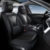 image:imageCoverado Car Seat Covers Full Set Nappa Leather Seat Covers for Cars Car Seat Protector Car Seat Cushion Front and Back Seat Protectors Cushions Universal Fit for Most Cars VehiclesGrayampPinkBlackPillow