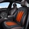 image:imageCoverado Front Seat Covers Luxury Faux Leather Seat Cover for Cars Winter Driver Car Seat Cushion Waterproof Front Car Seat Protector Universal Fit Most Cars1PCS BlackBlackLeather