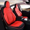 image:imageCoverado Front Seat Covers for Tesla Model Y Front 2PCS Leatherette Car Seat Cover Seat Protector Custom for Tesla Model Y 20202025 BlackRed
