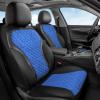image:imageCoverado Seat Covers Front Seats 2Pack Luxury Diamond Leather Car Seat Cover Sports Carbon Fiber Design Waterproof Car Seat Protector Black Pink Automotive Seat Covers Universal Fit Most CarsBlackBlue