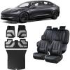 image:imageCoverado Seat Covers Universal Fit for Most Cars SUV Trucks Floor Mats for Tesla Model Y Cargo Liners Custom Fit Tesla Model Y 5 Seat 2020204
