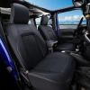 image:imageCoverado Seat Covers for Jeep Wrangler Front Waterproof Leather Car Automotive Seat Covers for Trucks Cushion Wrangler JL Accessories Custom Fit for 20182026 Jeep Wrangler 2Door4DoorBlack