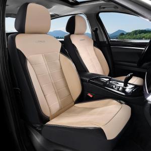 image:imageCoverado 3D Air Mesh Rear Car Seat Cover Sports Carbon Fiber Design Breathable Seat Protectors Airbag Compatible Comfort Universal for Most Cars VanTrucks SUV BlackampGreyBeigeMesh