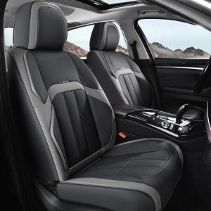 image:imageCoverado Car Seat Cover Cover for Cars Full Seat Premium Leather Universal Fit Waterproof Seat Protectors Car Seat Cushion NonSlip for Most CarsRedBlackGray