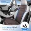 image:imageCoverado Cooling Car Seat Cushion 12V24V Ventilated Seat Pad with 8 Turbo Fans 3Speed Adjustable Dual Blowing amp Suction Cooling Cushion Universal Fit for Car SUV Truck Van All Vehicles BlackBrown