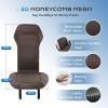 image:imageCoverado Cooling Car Seat Cushion 12V24V Ventilated Seat Pad with 8 Turbo Fans 3Speed Adjustable Dual Blowing amp Suction Cooling Cushion Universal Fit for Car SUV Truck Van All Vehicles BlackBrown