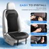 image:imageCoverado Cooling Car Seat Cushion 12V24V Ventilated Seat Pad with 8 Turbo Fans 3Speed Adjustable Dual Blowing amp Suction Cooling Cushion Universal Fit for Car SUV Truck Van All Vehicles BlackBlack