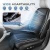 image:imageCoverado Cooling Car Seat Cushion Universal Front Seat Cover 12V24V Ventilated 3D Mesh Breathable Pad with 3 Speed Mode Dual Fan for Cars SUV Heatwave Driving BlackampRedBlackWhite