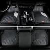 image:imageCoverado HeavyDuty PVC Car Floor Mats Full Set  Black Metallic Heel Pad AllWeather Protection for Front amp Rear NonSlip Backing EasytoClean Liners 4 PcsSilver