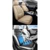 image:imageBundle of Coverado Car Seat Covers Full SetBeige  Coverado Cooling Car Seat Cushion Black