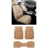 image:imageBundle of Coverado Full Set Car Seat Covers Coverado Car Floor Mats 3pcs Beige