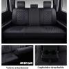 image:imageCoverado Tundra Seat Covers Full Set Leatherette Seat Covers Fit for Toyota Tundra 20072013 2022 2023 Waterproof Car Seat Cover Seat Protector Cushion for Car Truck AccessoriesBlueBlack