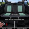 image:imageCoverado Car Seat Covers Full Set Black Seat Covers Waterproof Faux Leather Car Seat Cover Luxury Car Seat Cover Automotive Seat Covers 5 Seats Car Seat Protector Universal Fit Most CarsFabricGreen