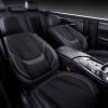 image:imageCoverado Car Seat Covers Full Set Black Seat Covers Waterproof Faux Leather Car Seat Cover Luxury Car Seat Cover Automotive Seat Covers 5 Seats Car Seat Protector Universal Fit Most CarsFabricBlack
