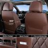 image:imageCoverado Car Seat Covers Full Set Black Seat Covers Waterproof Faux Leather Car Seat Cover Luxury Car Seat Cover Automotive Seat Covers 5 Seats Car Seat Protector Universal Fit Most CarsACoffee