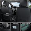 image:imageCoverado Car Seat Covers Full Set Black Seat Covers Waterproof Faux Leather Car Seat Cover Luxury Car Seat Cover Automotive Seat Covers 5 Seats Car Seat Protector Universal Fit Most CarsFabricGreen