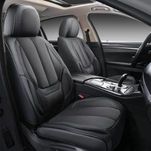 image:imageCoverado Car Seat Covers Full Set Black Seat Covers Waterproof Faux Leather Car Seat Cover Luxury Car Seat Cover Automotive Seat Covers 5 Seats Car Seat Protector Universal Fit Most CarsFabricBlack