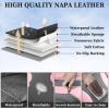 image:imageCoverado Car Seat Covers with Lumbar Support Front Covers for Cars Universal Automotive Seat Cover Waterproof Leather Car Seat Cushion Interior Seat Protectors for Most CarsBlackPink