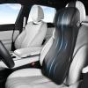 image:imageCoverado Car Seat Cushion and Lumbar Support Headrest Pillow One Piece Ergonomic Memory Foam Car Neck Pillow amp Back Support Soft Leather Breathable Driving Seat Cushion Sciatica Pain Relief BlackBlack