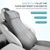 image:imageCoverado Car Seat Cushion and Lumbar Support Headrest Pillow One Piece Ergonomic Memory Foam Car Neck Pillow amp Back Support Soft Leather Breathable Driving Seat Cushion Sciatica Pain Relief BlackGray