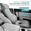 image:imageCoverado Car Seat Cushion and Lumbar Support Headrest Pillow One Piece Ergonomic Memory Foam Car Neck Pillow amp Back Support Soft Leather Breathable Driving Seat Cushion Sciatica Pain Relief BlackGray