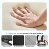 image:imageCoverado Car Seat Cushion and Lumbar Support Headrest Pillow One Piece Ergonomic Memory Foam Car Neck Pillow amp Back Support Soft Leather Breathable Driving Seat Cushion Sciatica Pain Relief BlackGray