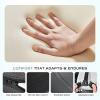image:imageCoverado Car Seat Cushion and Lumbar Support Headrest Pillow One Piece Ergonomic Memory Foam Car Neck Pillow amp Back Support Soft Leather Breathable Driving Seat Cushion Sciatica Pain Relief BlackBlack