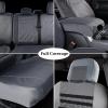 image:imageCoverado Front Seat Covers Waterproof Oxford Seat Protector for Car Seat Cushions for Kids amp Dogs Compatible with 20152026 Ford F150 amp 20172026 Ford F250 F350 F450 Green 2PCSGray