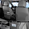image:imageCoverado Waterproof Nappa Leather Car Seat Covers Automotive Seat CoversFront Car Seat Cushion amp Car Seat Protector Black Seat Covers Universal Fit for Most Cars SUVs TrucksGrayN