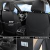 image:imageCoverado Waterproof Nappa Leather Car Seat Covers Automotive Seat CoversFront Car Seat Cushion amp Car Seat Protector Black Seat Covers Universal Fit for Most Cars SUVs TrucksBlackBeige