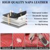 image:imageCoverado Waterproof Nappa Leather Car Seat Covers Automotive Seat CoversFront Car Seat Cushion amp Car Seat Protector Black Seat Covers Universal Fit for Most Cars SUVs TrucksRedN