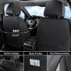 image:imageCoverado Waterproof Nappa Leather Car Seat Covers Automotive Seat CoversFront Car Seat Cushion amp Car Seat Protector Black Seat Covers Universal Fit for Most Cars SUVs TrucksBlackGray