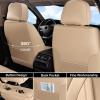 image:imageCoverado Waterproof Nappa Leather Car Seat Covers Automotive Seat CoversFront Car Seat Cushion amp Car Seat Protector Black Seat Covers Universal Fit for Most Cars SUVs TrucksBeigeN