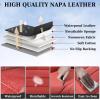 image:imageCoverado Waterproof Nappa Leather Car Seat Covers Automotive Seat CoversFront Car Seat Cushion amp Car Seat Protector Black Seat Covers Universal Fit for Most Cars SUVs TrucksRedA
