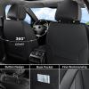 image:imageCoverado Waterproof Nappa Leather Car Seat Covers Automotive Seat CoversFront Car Seat Cushion amp Car Seat Protector Black Seat Covers Universal Fit for Most Cars SUVs TrucksBlackN