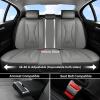 image:imageCoverado Waterproof Nappa Leather Car Seat Covers Automotive Seat CoversFront Car Seat Cushion amp Car Seat Protector Black Seat Covers Universal Fit for Most Cars SUVs TrucksGrayN