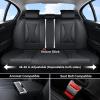image:imageCoverado Waterproof Nappa Leather Car Seat Covers Automotive Seat CoversFront Car Seat Cushion amp Car Seat Protector Black Seat Covers Universal Fit for Most Cars SUVs TrucksBlackN
