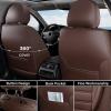 image:imageCoverado Waterproof Nappa Leather Car Seat Covers Automotive Seat CoversFront Car Seat Cushion amp Car Seat Protector Black Seat Covers Universal Fit for Most Cars SUVs Truckscoffee