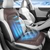 image:imageCoverado Summer Ventilated Car Seat Cushion 12V24V Dual Blowing amp Suction Cooling Pad with 8 Turbo Fans 3Speed Adjustable Universal Fit for Car SUV Truck amp Van  Brown