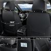 image:imageCoverado Leather Seat Covers Full Set for Ford F150 Custom Fit Automotive Seat Covers for 20152026 F150 and 20172026 F250 F350 F450 BlackBlack