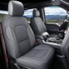 image:imageCoverado Leather Seat Covers Full Set for Ford F150 Custom Fit Automotive Seat Covers for 20152026 F150 and 20172026 F250 F350 F450 BlackGray