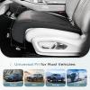 image:imageCoverado Car Seat Leg Extension Support Cushion Waterproof Leather Leg Extender Cushion for Car Seats Universal Car Seat Extender Cushions Leg Support Fit for Most Car SUV Truck GrayBlack