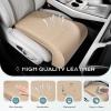image:imageCoverado Car Seat Leg Extension Support Cushion Waterproof Leather Leg Extender Cushion for Car Seats Universal Car Seat Extender Cushions Leg Support Fit for Most Car SUV Truck GrayBeige01