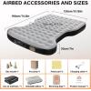 image:imageCoverado Tesla Model Y Air Mattress One Click Self Inflating Tesla Y Sleeping Pad Wireless Pump amp Light Function 45 Thick Comfort Flocking Model Y Air Bed Tesla Model Y Mattress Fit 20202026Graytesla Model Y Air Mattress